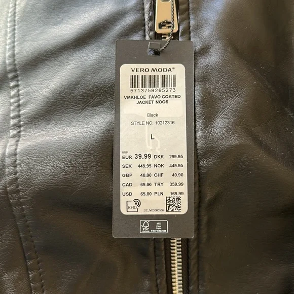 Vegan Moto Jacket - Picture 8 of 15